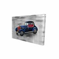 Fondo 20 x 30 in. Vintage Blue Toy Car-Print on Canvas FO2798540